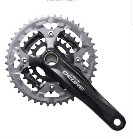 Giò đĩa SHIMANO Deore FC-M590/3x9s/170mm/Đen | SHIMANO Deore FC-M590 Crankset/3x9s/170mm/Black