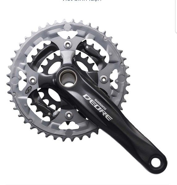  Giò đĩa SHIMANO Deore FC-M590/3x9s/170mm/Đen | SHIMANO Deore FC-M590 Crankset/3x9s/170mm/Black 