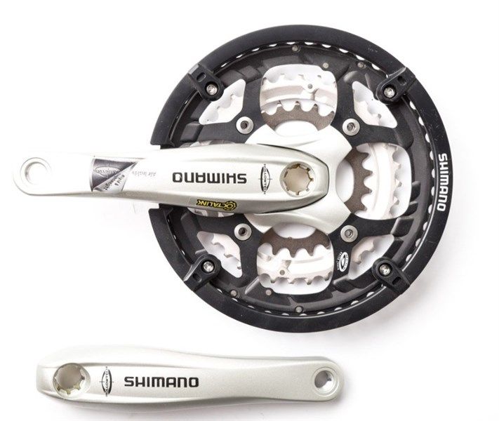  Giò đĩa SHIMANO FC-M521/175mm/48T/9s | SHIMANO FC-M521 Crankset/175mm/48T/9s 