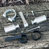  Handlebar Accessory Mount-Silver 