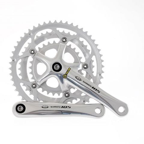 Đùi đĩa SHIMANO 105 FC-5504/175mm/52T/10s/Đen | SHIMANO 105 FC-5504 Triple Crankset/175mm/52T/10s/Black