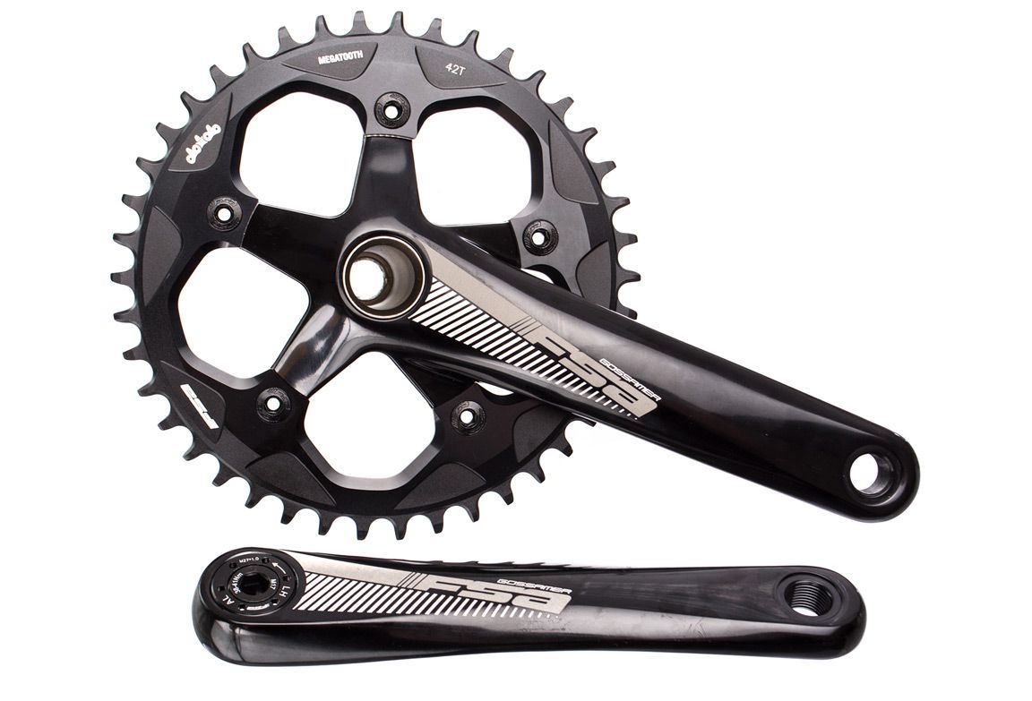  Giò đĩa FSA Gossamer MegaEXO/1x11S/42T/Đen | FSA Gossamer MegaEXO Crankset/1x11S/42T/Black 