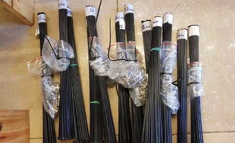 Nan hoa cổ chày/ DT Swiss/ 292mm/ Black