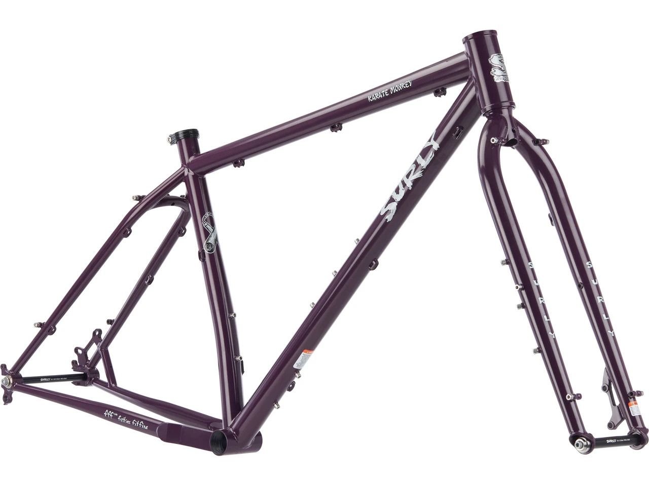  Frame Set Surly Karate Monkey S Purple (Organic Eggplant) 