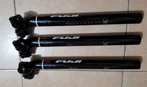 Cọc yên hợp kim Fuji/31.6mm/350mm/Đen | Fuji Alloy Seatpost/31.6mm/350mm/Black