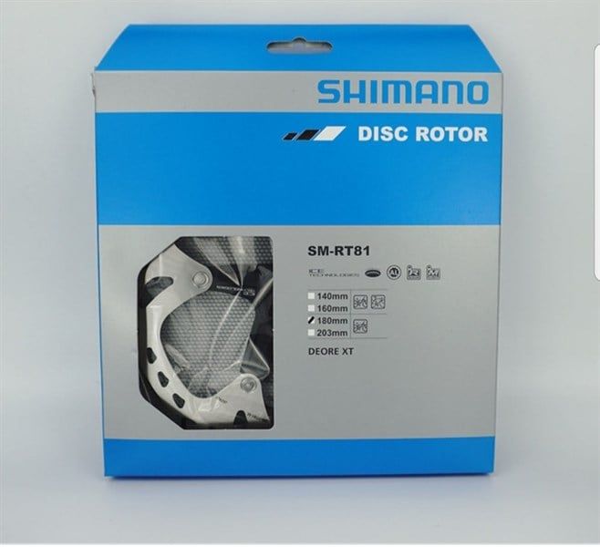  Đĩa Shimano XT RT81 180mm 