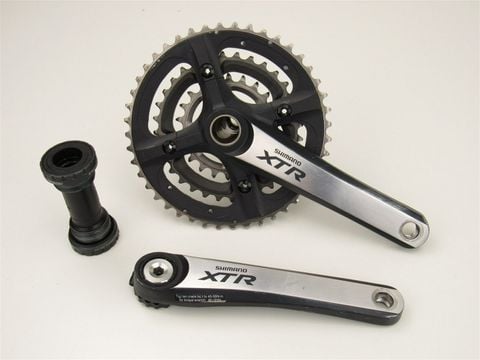 Đùi đĩa second-hand SHIMANO XTR FC-M970/Đen | SHIMANO XTR FC-M970 second-hand Crankset/Black
