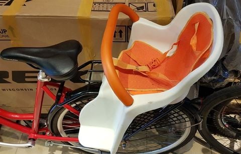 Ghế xe đạp trẻ em Cam/Trắng | Bike child seat Orange/White