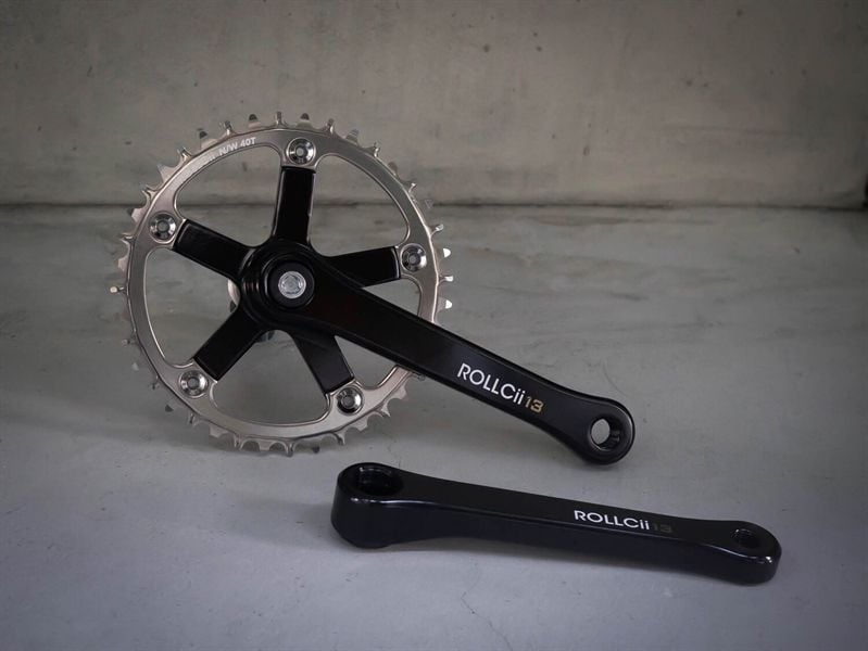  ROLLCii 13 CRANK BCD110 170mm WET BLACK 