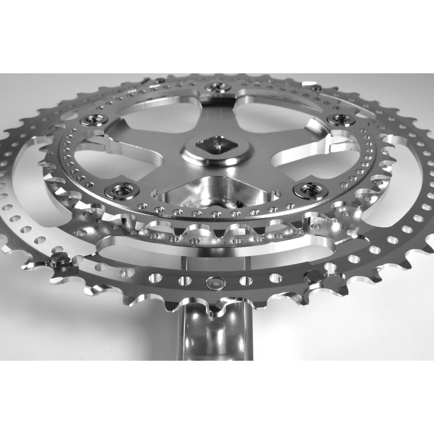  Grand Cru Drillium 110 Fluted Double Crankset-165mm 