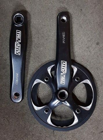  Giò đĩa Truvativ/1s/38T hoặc 42T/Đen | Truvativ Crankset/1s/38T or 42T/Black 