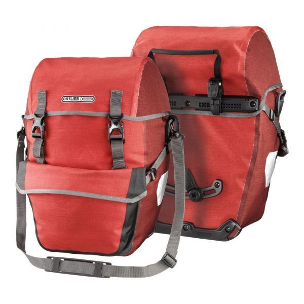  Túi treo baga sau Ortlieb F2702/ Bike - Packer Plus/ Signal red - Dark chili/ Pair 