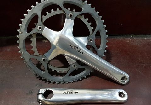 Giò đĩa SHIMANO Ultegra FC-6600/2s/172.5mm/Bạc | SHIMANO Ultegra FC-6600 Crankset/2s/172.5mm/Silver