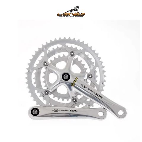 Đùi đĩa SHIMANO 105 FC-5504/175mm/52T/10s/Đen | SHIMANO 105 FC-5504 Triple Crankset/175mm/52T/10s/Black