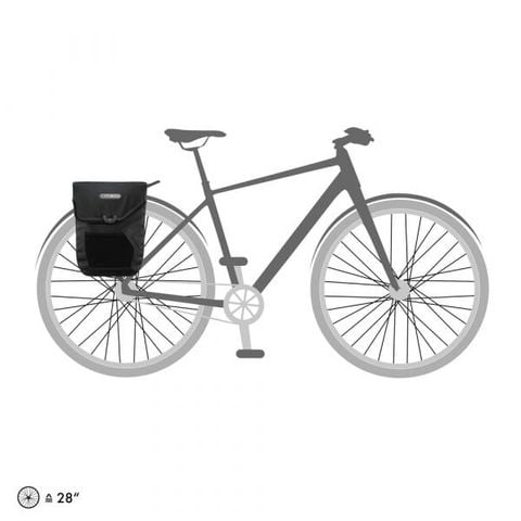 Túi treo baga dành cho E-bike/ E-Mate/ Black/ Ortlieb F8220
