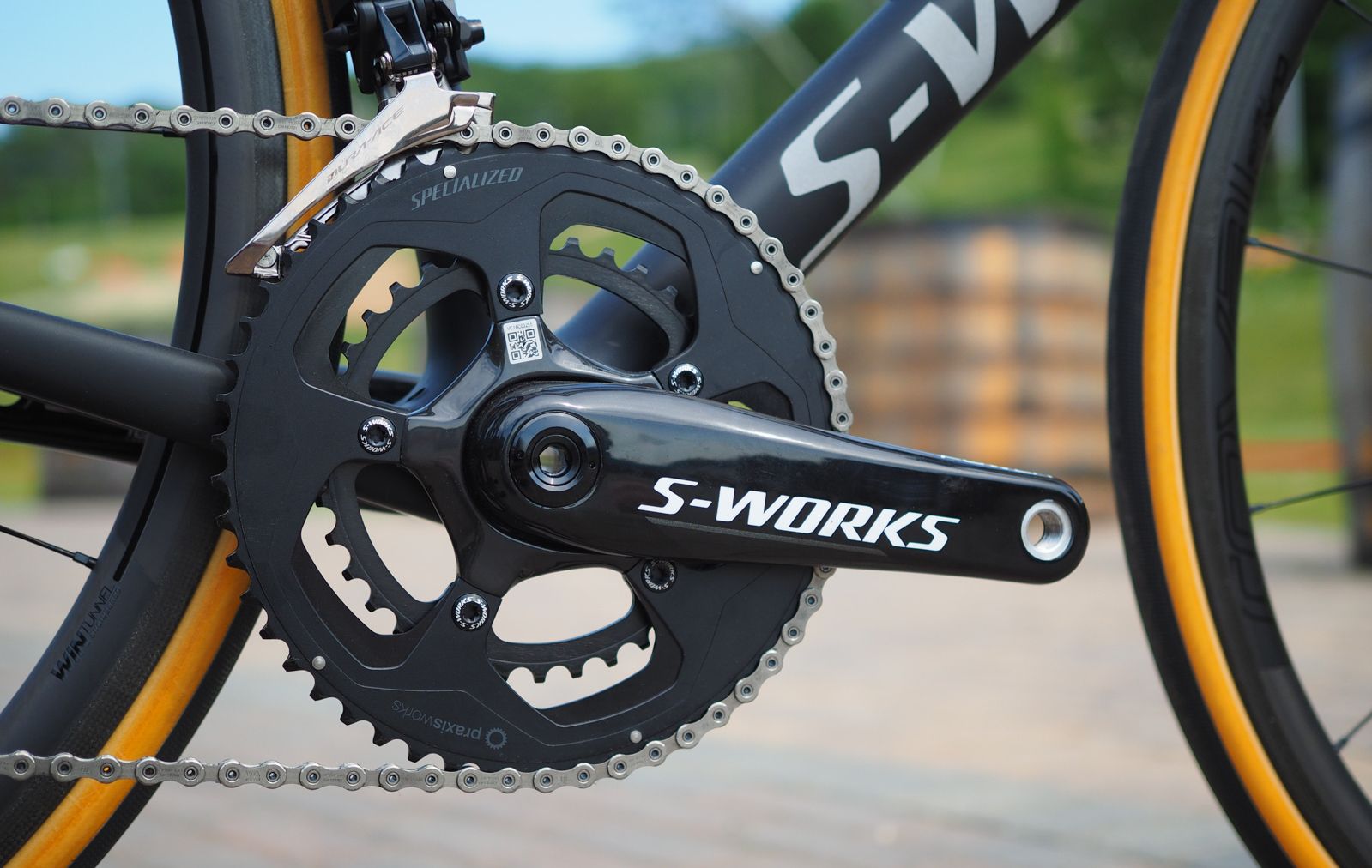  Đùi đĩa SPECIALIZED S-Works/Carbon/38-24T/Đen | SPECIALIZED S-Works Crankset/Carbon/38-24T/Black 