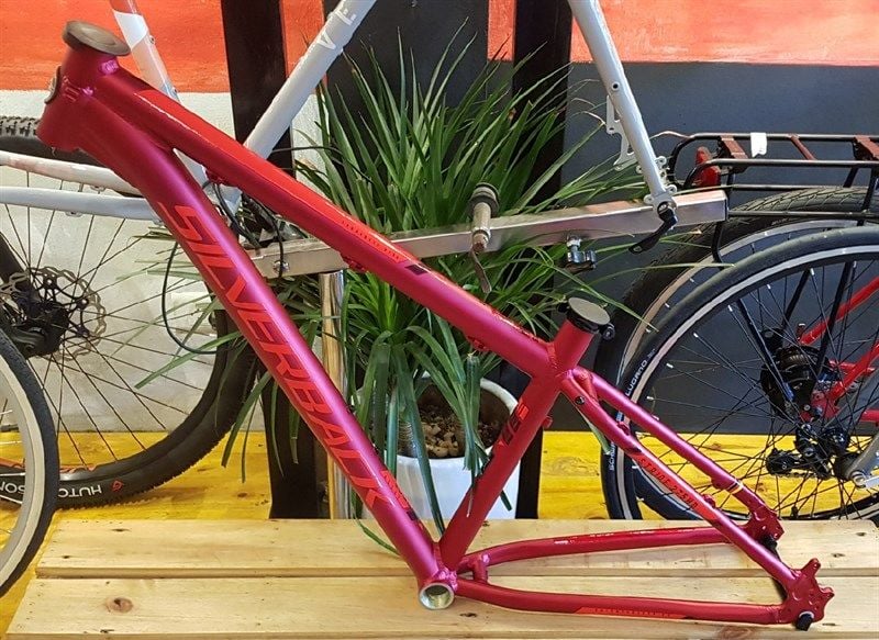  Frame SilverBack Stride 27.5/Watermelon Red/Dark Maroon/400mm 