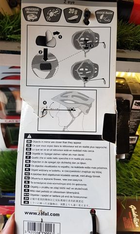 Gương Zéfal gắn mũ bảo hiểm