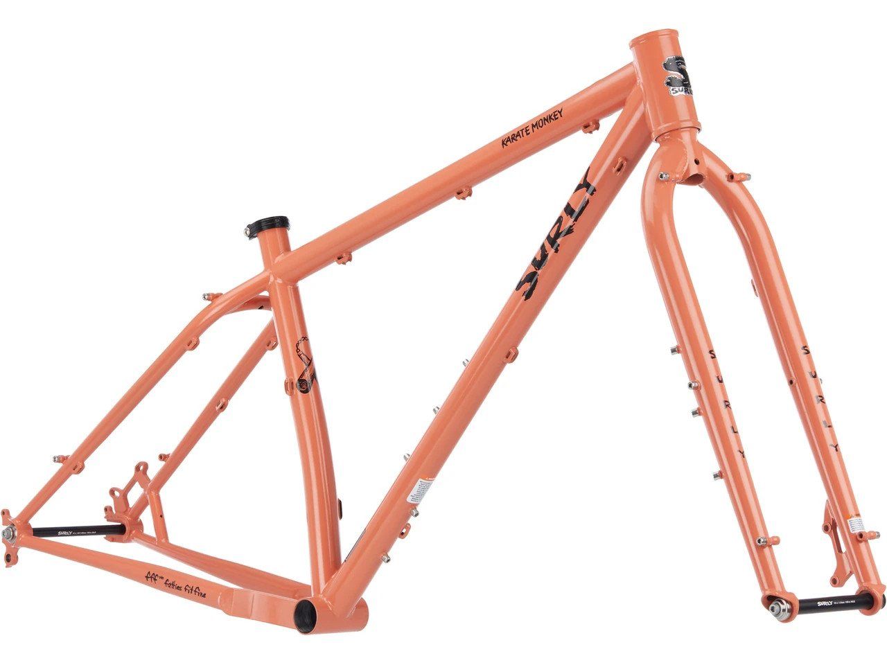  Frame Set Surly Karate Monkey/ Size M/ Pink (Peach Salmon Sundae) 