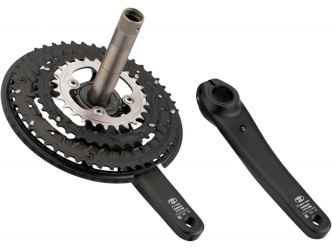  Giò đĩa SHIMANO Deore XT FC-T8000/48 răng/Đen | SHIMANO Deore XT FC-T8000 Crankset/48T/Black 