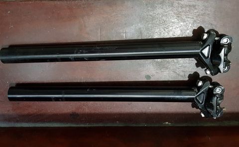 Cọc yên nhôm Lâm Vélo/27.2/350mm/Đen | Lâm Vélo Aluminum Seatpost/27.2/350mm/Black