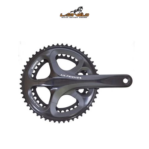 Giò đĩa 2nd-hand SHIMANO Ultegra FC-6700/2x10/Đen | SHIMANO Ultegra FC-6700 2nd-hand Crankset/2x10/Black