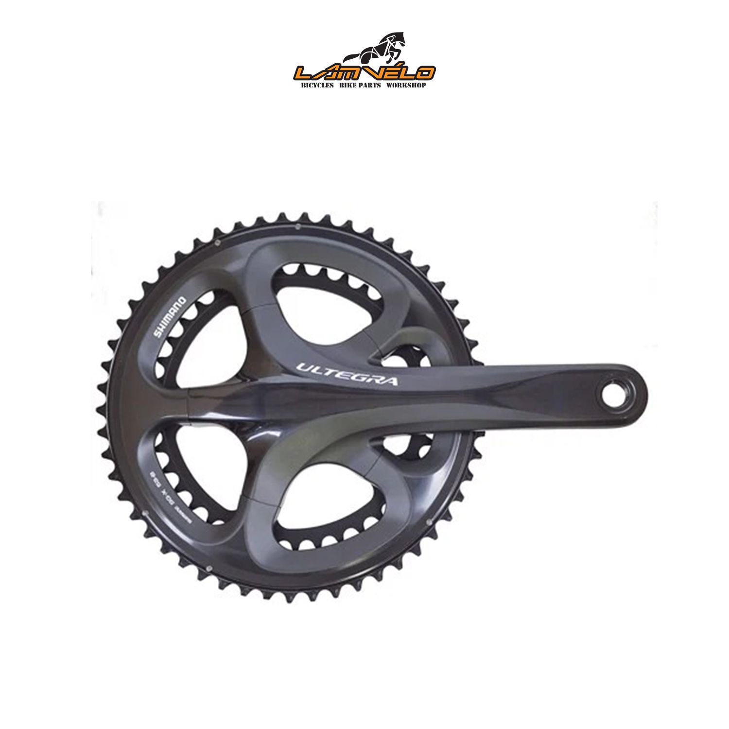  Giò đĩa 2nd-hand SHIMANO Ultegra FC-6700/2x10/Đen | SHIMANO Ultegra FC-6700 2nd-hand Crankset/2x10/Black 