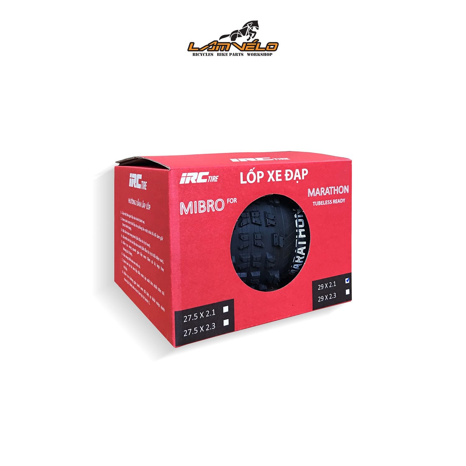  Lốp IRC Mibro For Marathon Kevlar 29x2.1 