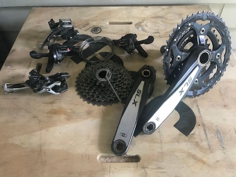  Bộ cấu thành xe đạp SHIMANO SLX 3x9 Bike Groupset 