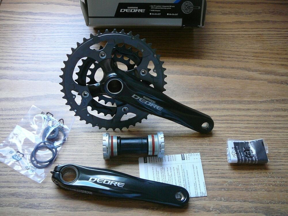  Giò đĩa SHIMANO Deore FC-M590/3x9s/170mm/Đen | SHIMANO Deore FC-M590 Crankset/3x9s/170mm/Black 