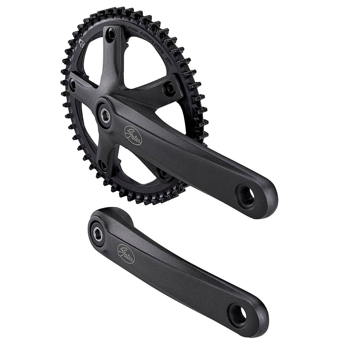  Đĩa xích và Giò đĩa Gates CDN/Đen | Front Sprocket & Gates CDN Crankset/Black 