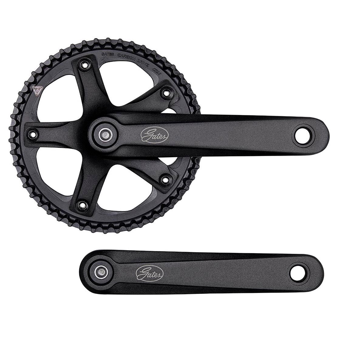  Đĩa xích và Giò đĩa Gates CDN/Đen | Front Sprocket & Gates CDN Crankset/Black 