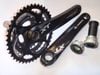  Đùi đĩa SHIMANO Deore XT FC-T780/42-32-24/Đen | SHIMANO Deore XT FC-T780 Crankset/42-32-24/Black 