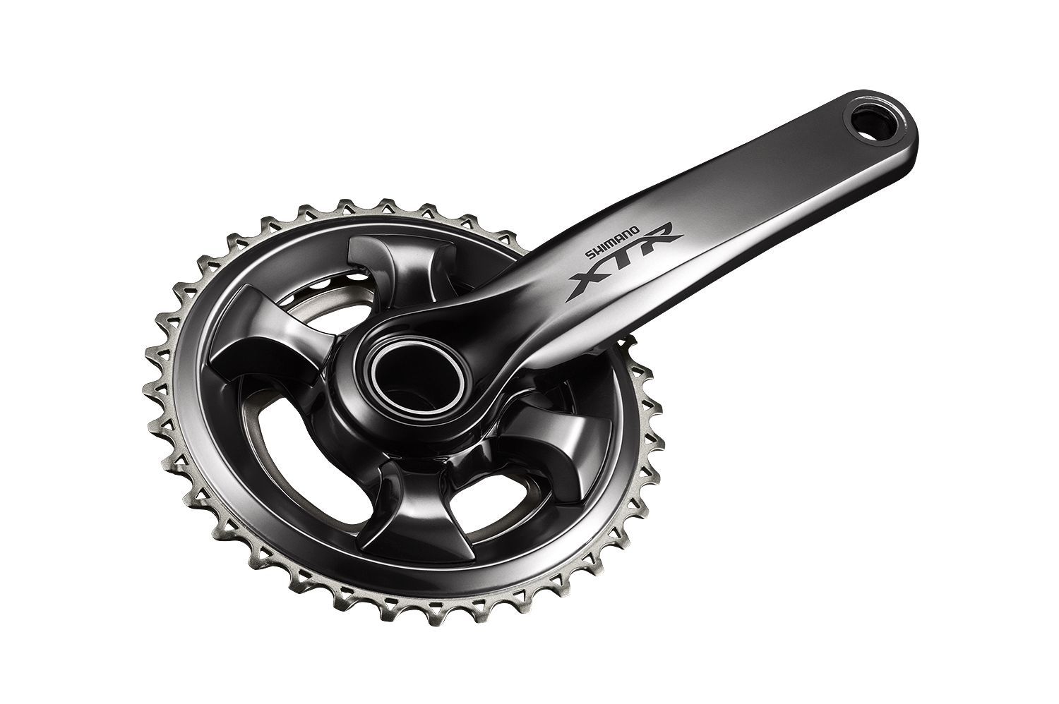  Giò đĩa second-hand SHIMANO XTR FC-M9000/Bạc | SHIMANO XTR FC-M9000 second-hand Crankset/Silver 