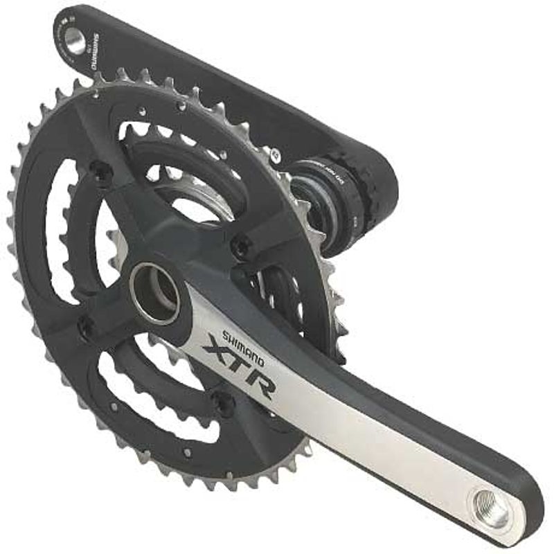  Đùi đĩa second-hand SHIMANO XTR FC-M970/Đen | SHIMANO XTR FC-M970 second-hand Crankset/Black 