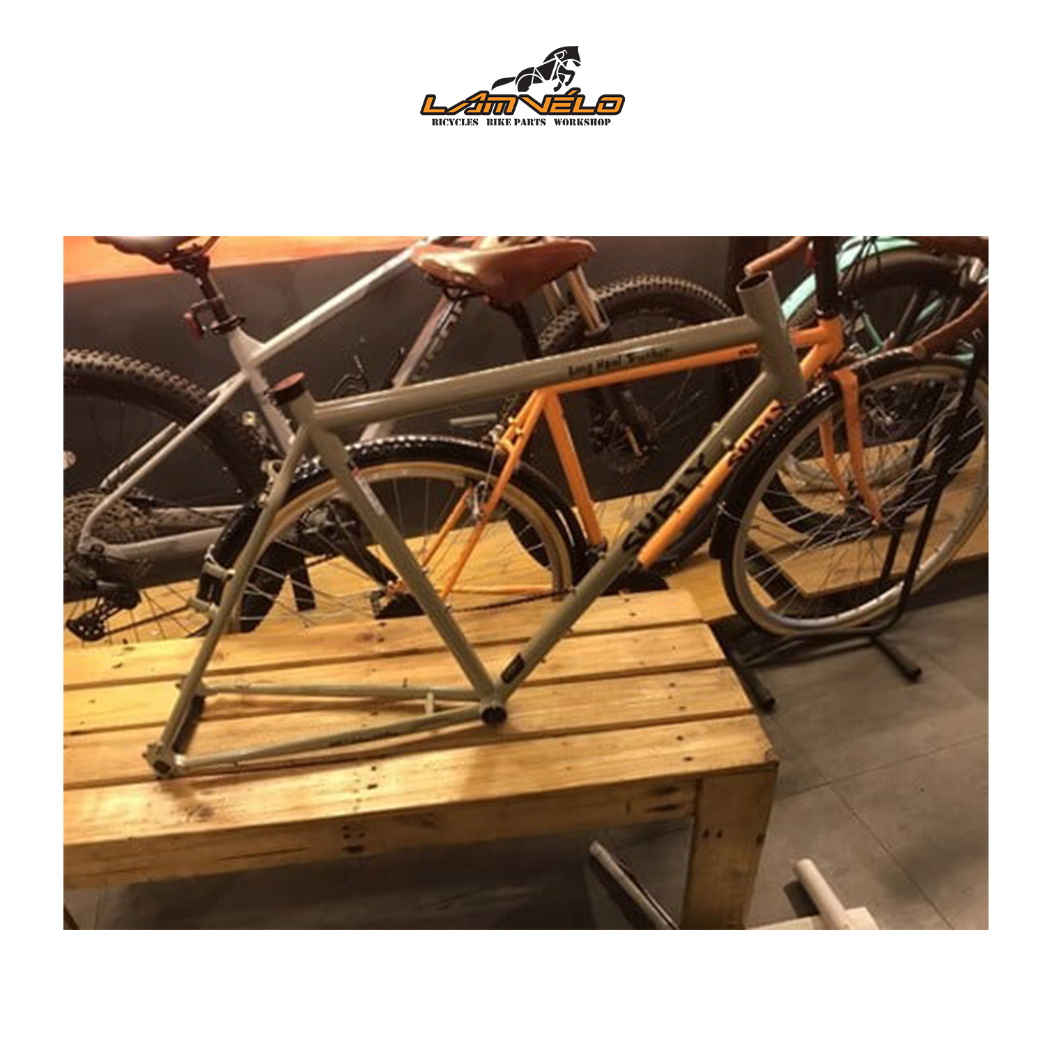 Surly LHT Frameset Yellow Size 50 Lam Velo