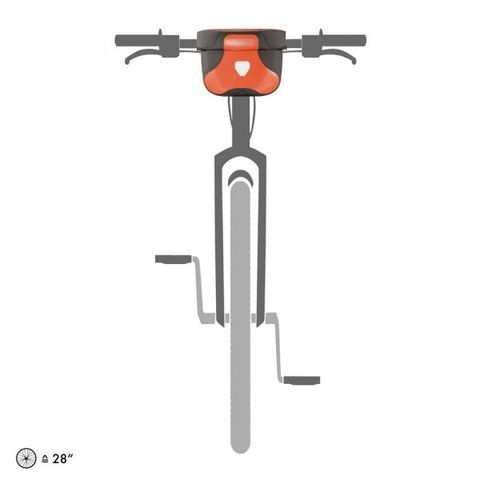 Túi treo ghidong Ortlieb F3412/ Ultimate Six Free 7L/ Orange - Black