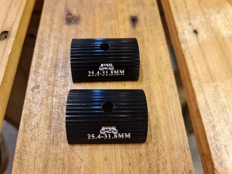  Adapter dành cho ghidong 25.4 lắp stem 31.8 