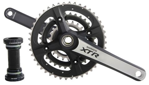 Đùi đĩa second-hand SHIMANO XTR FC-M970/Đen | SHIMANO XTR FC-M970 second-hand Crankset/Black