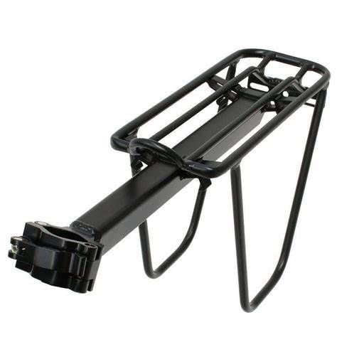 Baga bắt cọc yên Lâm Vélo/Nhôm/Đen | Lâm Vélo Seatpost Rear Rack/Aluminum/Black
