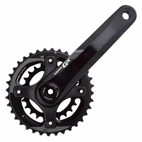Đùi đĩa SRAM GX 2x/175mm/BB-30/Đen | SRAM GX 2x Crankset/175mm/BB-30/Black