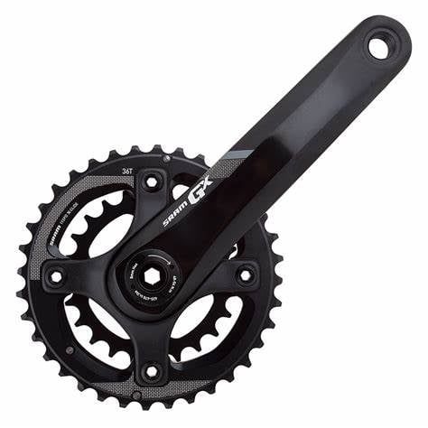  Đùi đĩa SRAM GX 2x/175mm/BB-30/Đen | SRAM GX 2x Crankset/175mm/BB-30/Black 