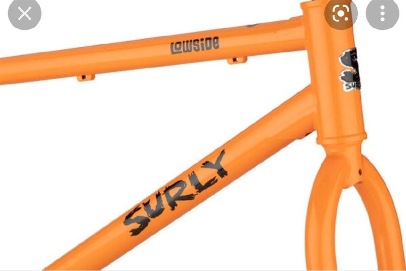  Surly Lowside frameset/ model 2021/ size XS/ Orange 