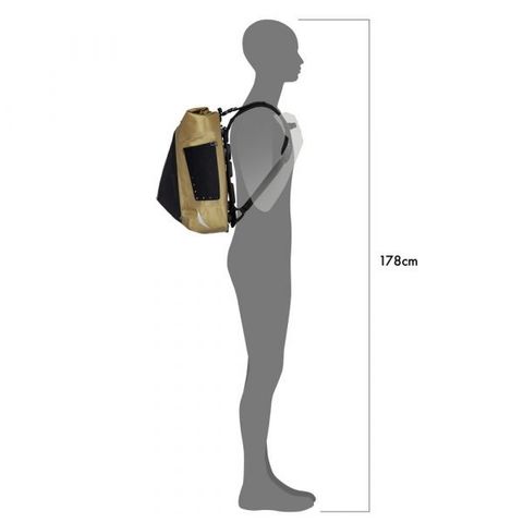 Balo kết hợp túi treo trên xe đạp Ortlieb F7745/ Vario QL 2.1/ Vàng nhạt