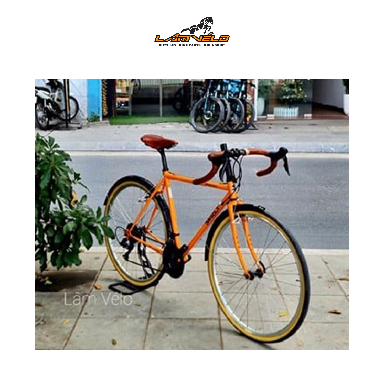 Xe p Surly Cross Check size 52 Orange color Lam Velo