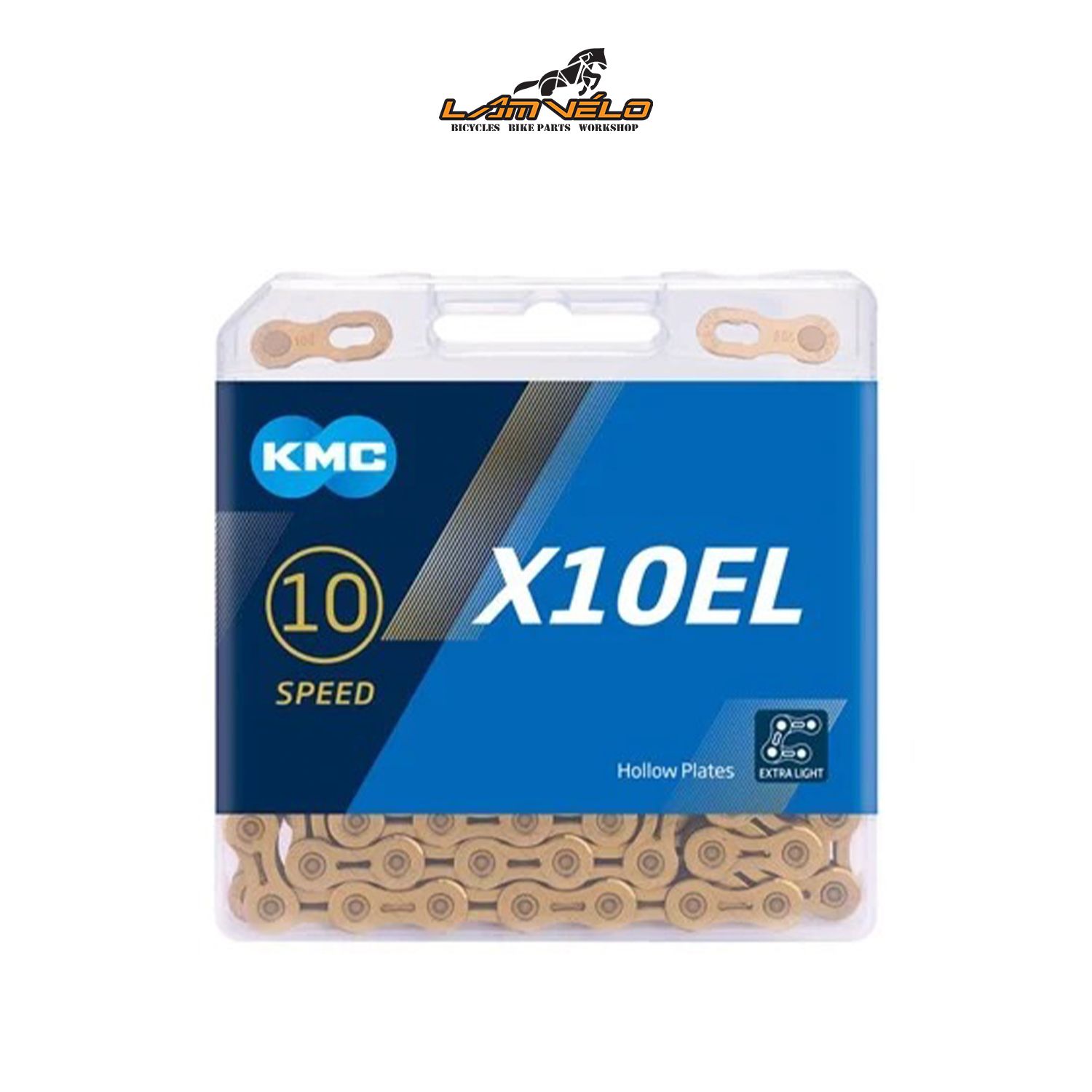  Xích KMC X10 EL Gold rỗng 