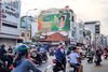 Bảng quảng cáo chợ Phú Nhuận tại cổng Phan Đình Phùng
