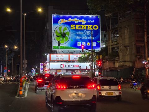 Bảng quảng cáo tại góc Lê Hồng Phong - Hùng Vương, Phường 1, Quận 10, Tp. Hồ Chí Minh