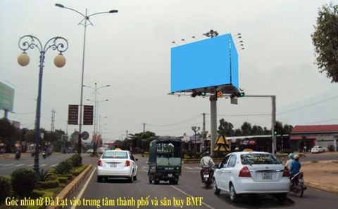 Trụ Quảng Cáo Vòng Xoay Nguyễn Lương Bằng – Đam San, Tp. BMT, T. Đăk Lăk