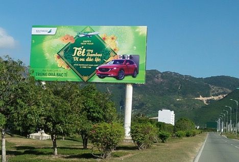Trụ Quảng Cáo 2 Mặt Đường Nguyễn Tất Thành, Tp. Nha Trang, T. Khánh Hoà